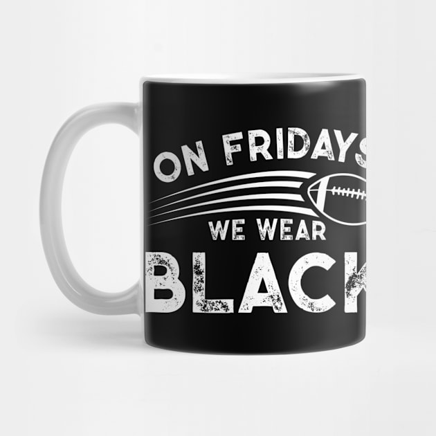 On Fridays We Wear Black // Vintage School Spirit // Go Black by SLAG_Creative